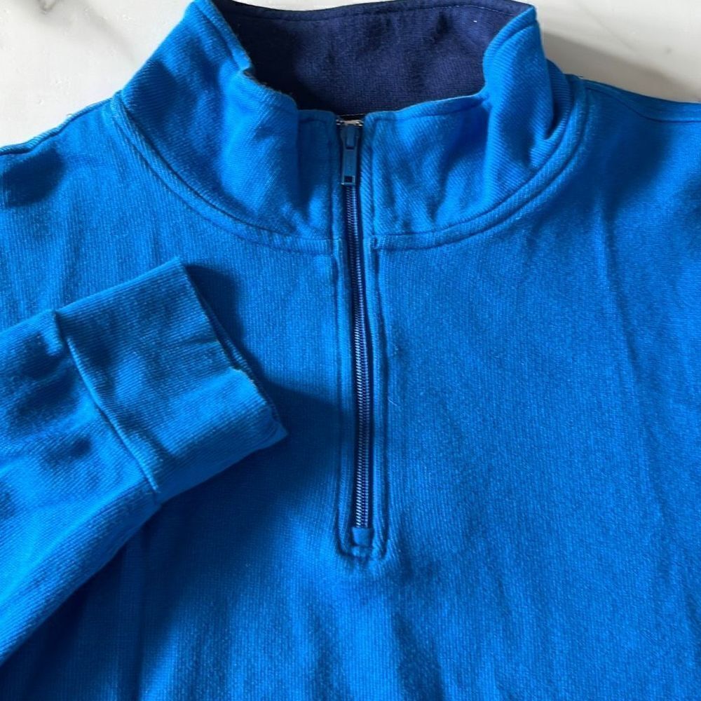 Le Tigre Flatback Ribbed Performance 1/4 Zip Pullover Sweatshirt Sz. XXL